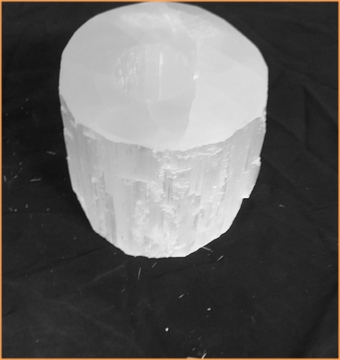 Selenite Candle Holders