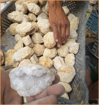 Geode Calcite Crystals