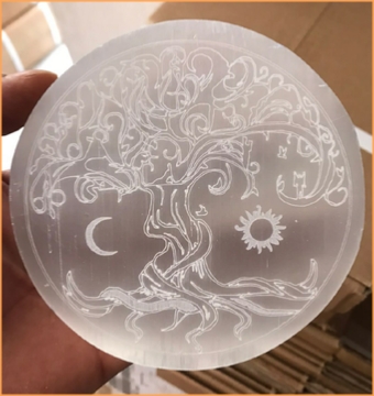 Selenite Charging Plate